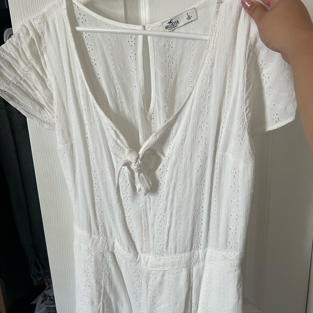 Hollister White Romper